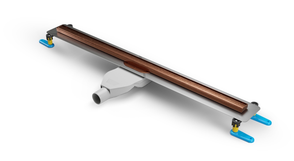 New Trendy Odpływ Liniowy Visio Slim Poler Gold 600 (OL-0071)